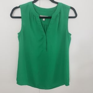 Banana Republic Green V-Neck Tank